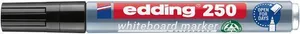 Whiteboard- und Flipchartmarker „250“, schwarz, 1-3 mm, konische Spitze, EDDING